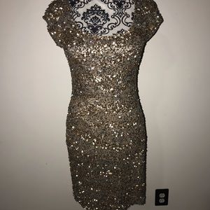 Scala Gold sequin Dress